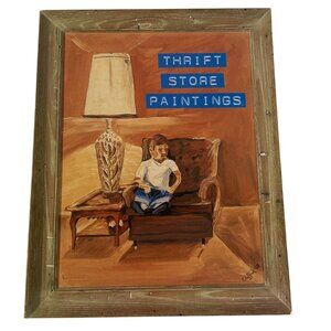 Thrift Store Paintings Paperback Book By Jim Shaw